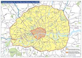 map of extended ULEZ