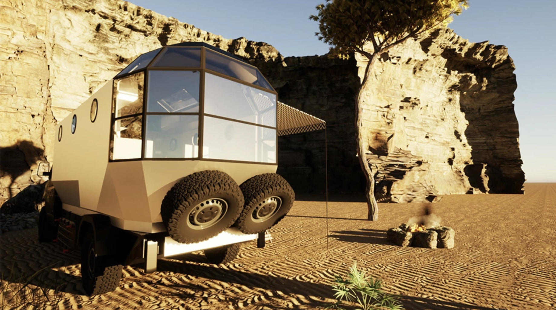 Texino Atrium Camper Concept Brings You Closer To Nature