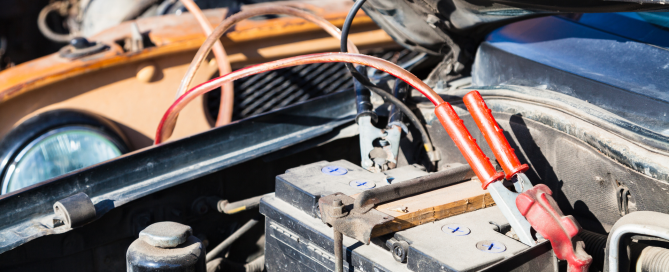 safely jumpstart a classic car with a 6v battery